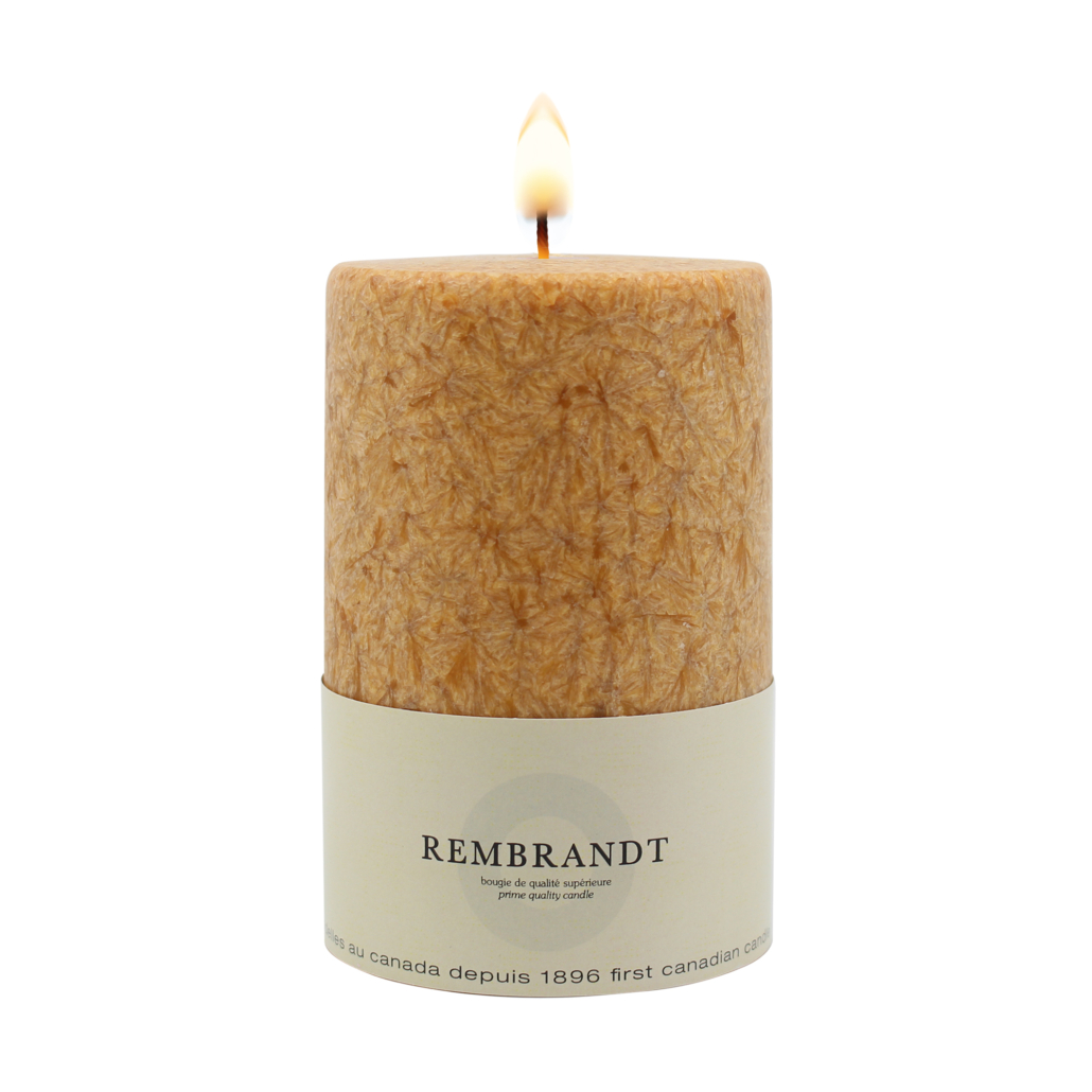 Natural wax pillar candles Chandelles Tradition Candles